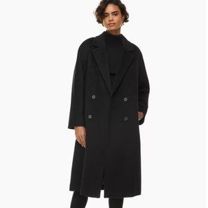 NWT Babaton Slouch Coat (Black, size small)